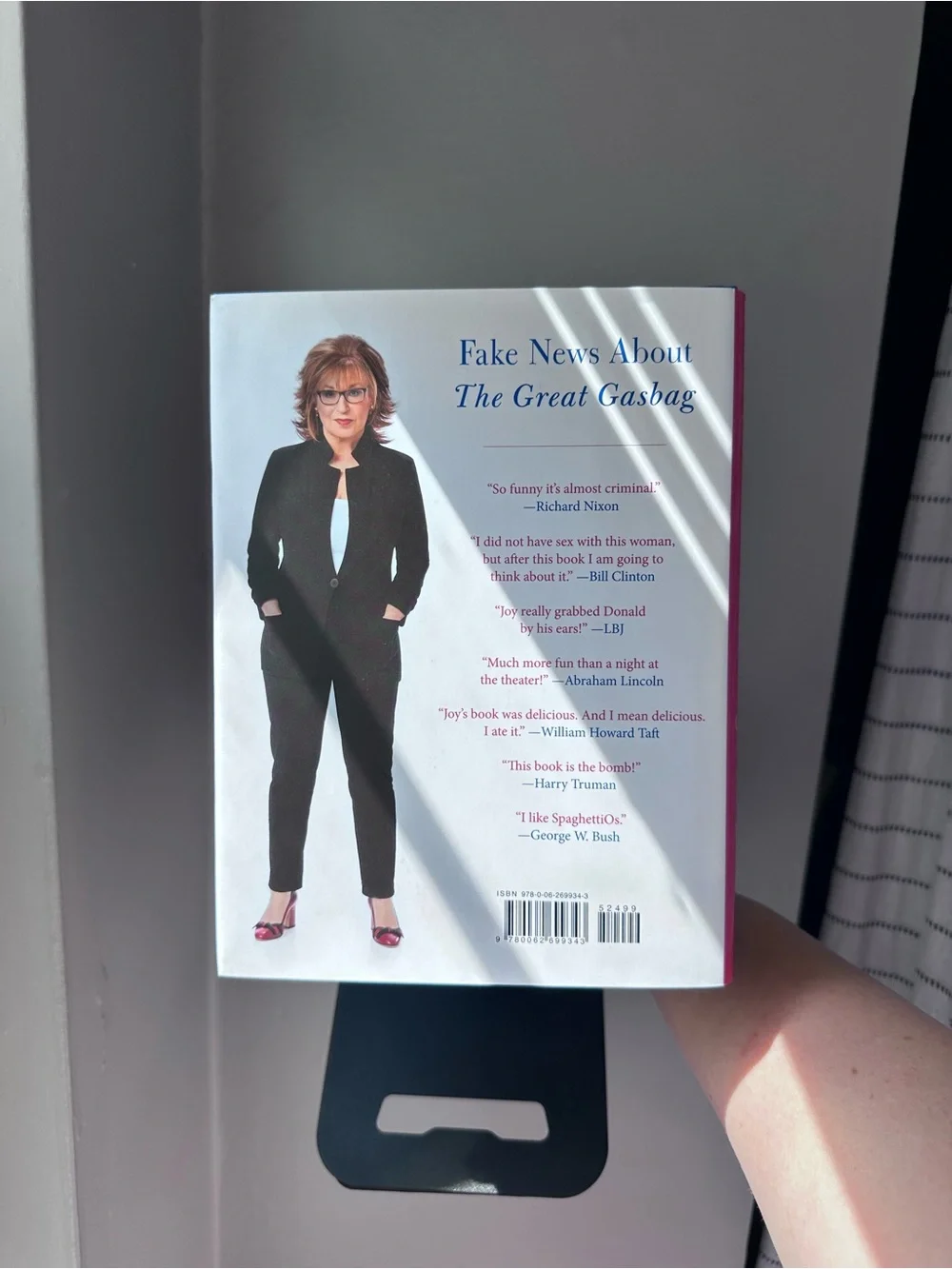 Joy Behar The Great Gasbag Hardcover Book A-to-Z Guide to Surviving Trump World